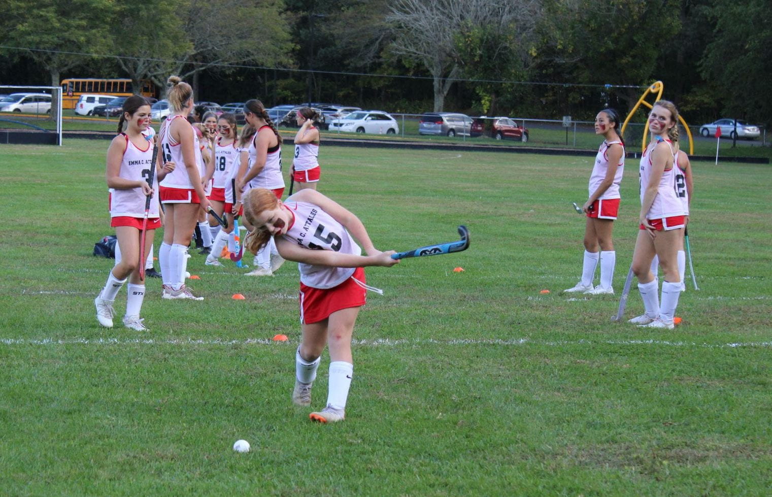 Attales Field Hockey team competes against Linwood at home on October 10,2023.